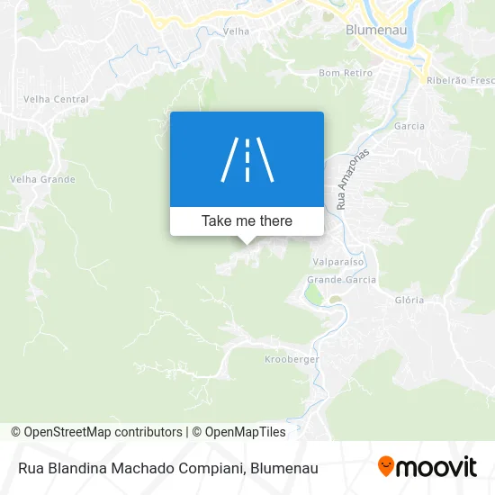 Rua Blandina Machado Compiani map