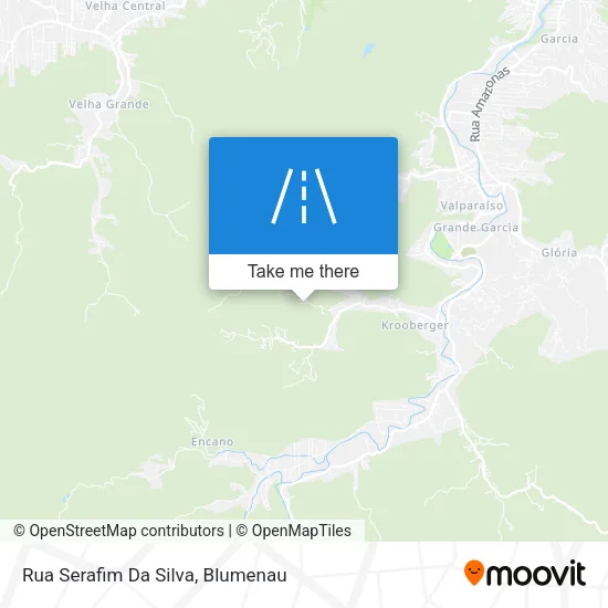 Rua Serafim Da Silva map