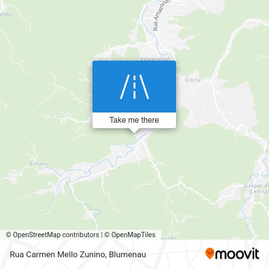 Rua Carmen Mello Zunino map