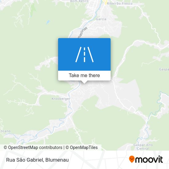 Rua São Gabriel map