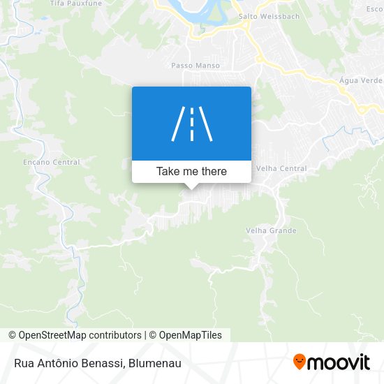 Rua Antônio Benassi map
