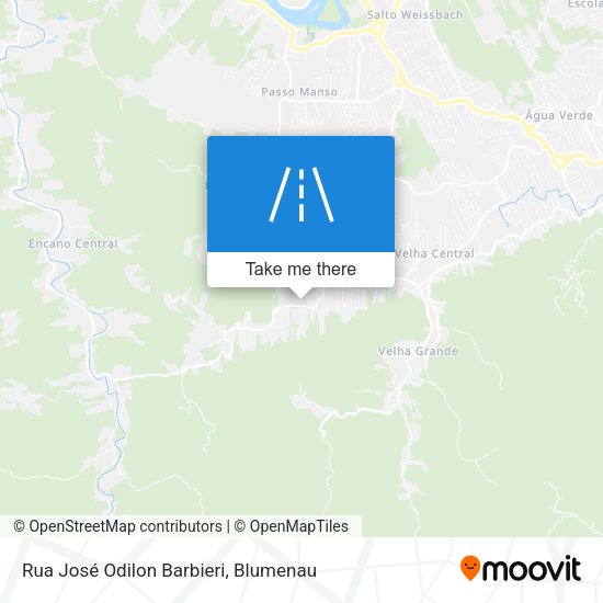 Rua José Odilon Barbieri map