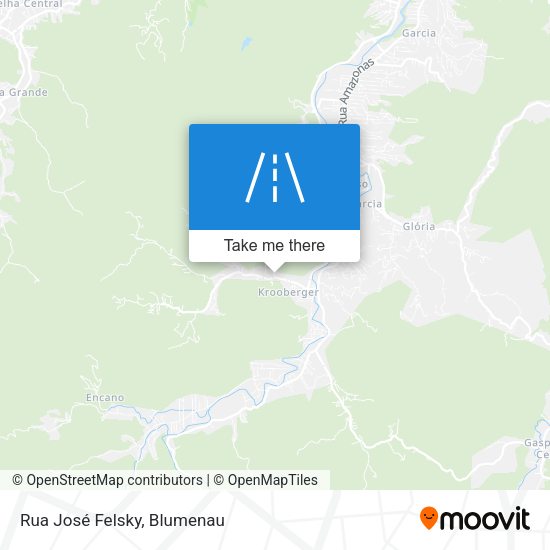 Rua José Felsky map