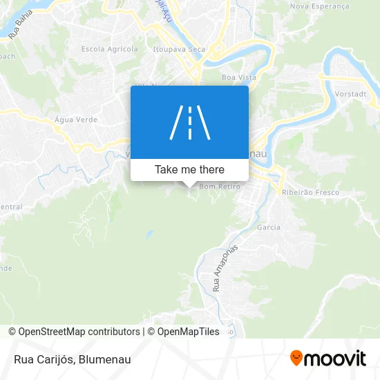 Rua Carijós map