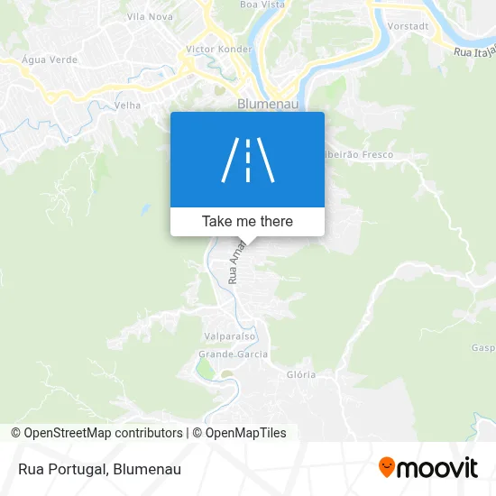 Rua Portugal map