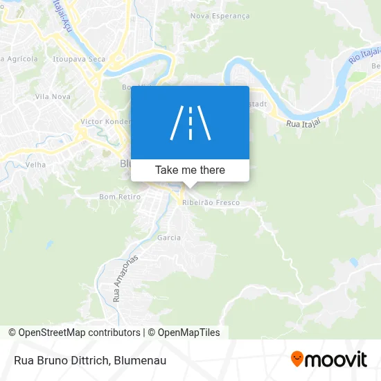 Rua Bruno Dittrich map