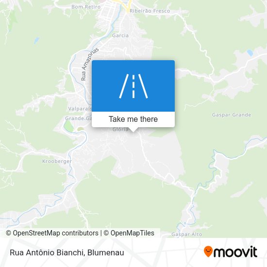 Rua Antônio Bianchi map