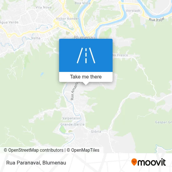 Rua Paranavaí map