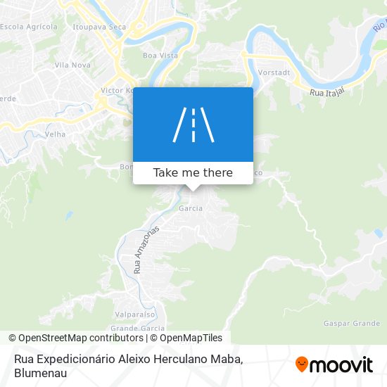 Mapa Rua Expedicionário Aleixo Herculano Maba