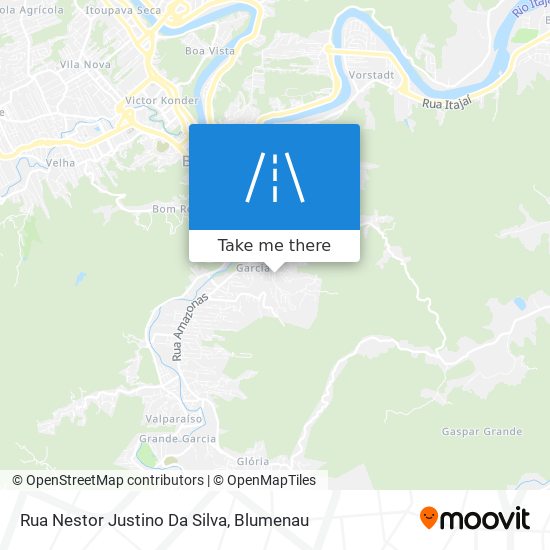 Rua Nestor Justino Da Silva map