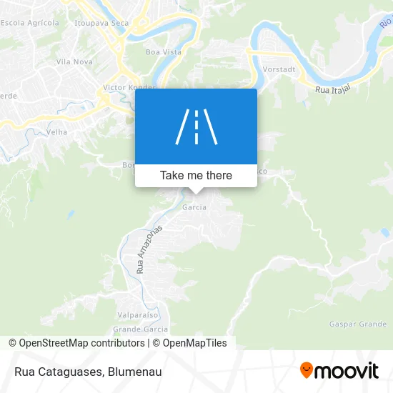Rua Cataguases map