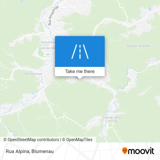 Rua Alpina map