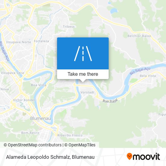 Alameda Leopoldo Schmalz map