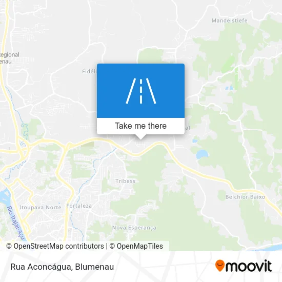 Rua Aconcágua map