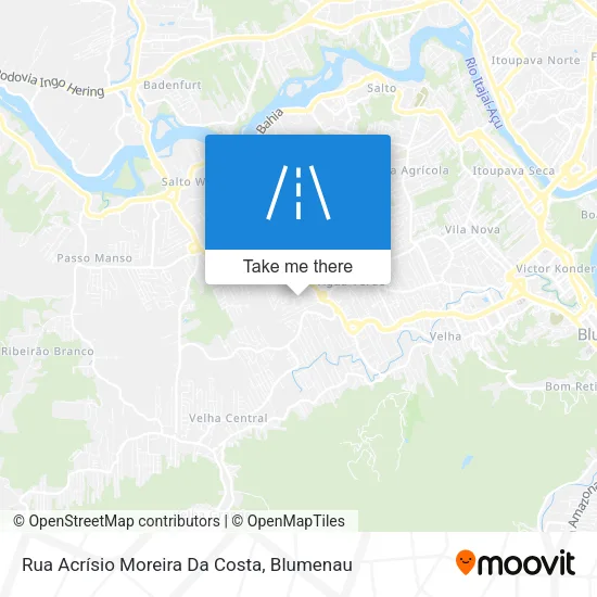 Rua Acrísio Moreira Da Costa map