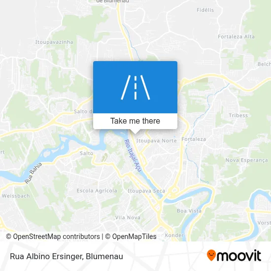 Rua Albino Ersinger map
