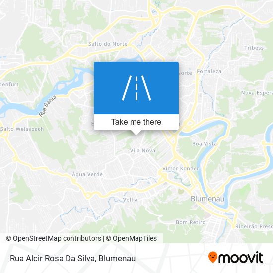 Rua Alcir Rosa Da Silva map