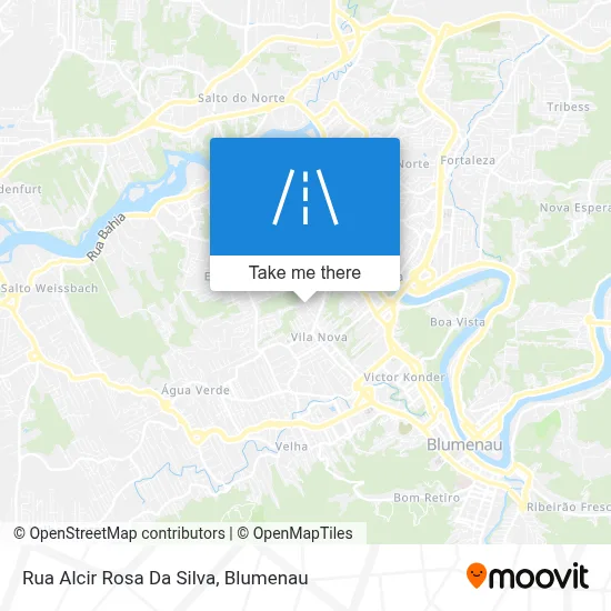 Rua Alcir Rosa Da Silva map