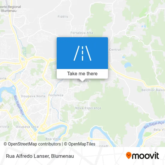 Rua Alfredo Lanser map