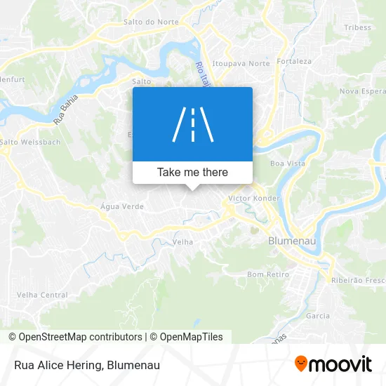 Rua Alice Hering map