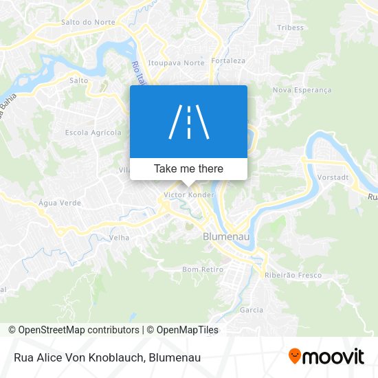 Rua Alice Von Knoblauch map