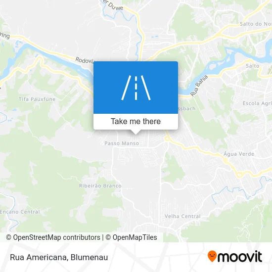 Rua Americana map