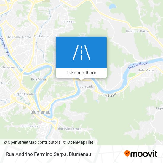 Rua Andrino Fermino Serpa map