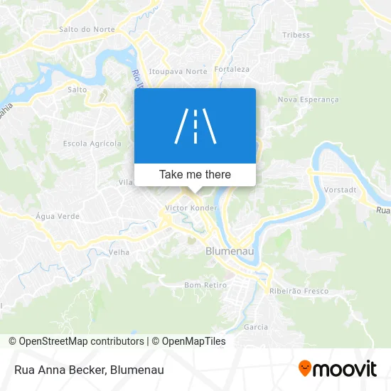 Rua Anna Becker map