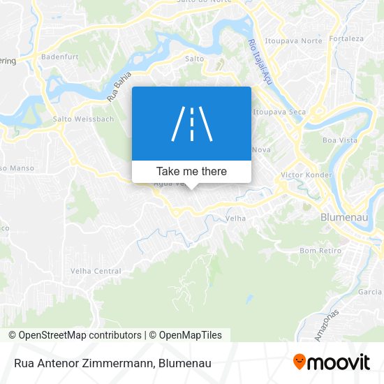 Rua Antenor Zimmermann map
