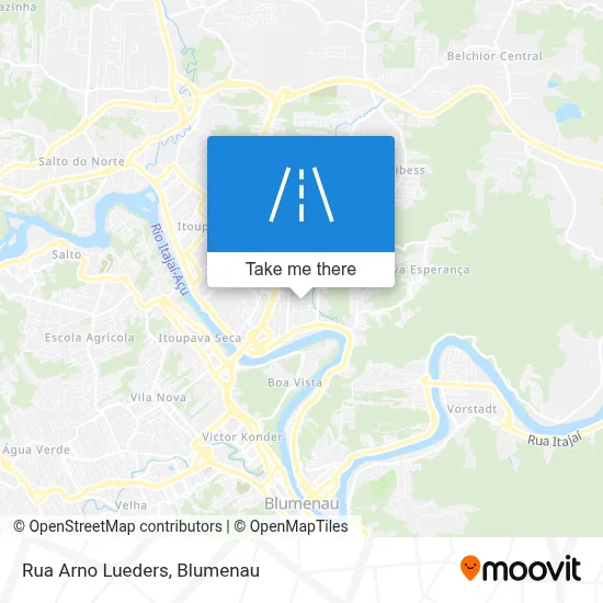 Rua Arno Lueders map