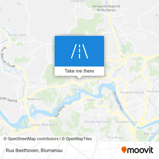 Rua Beethoven map