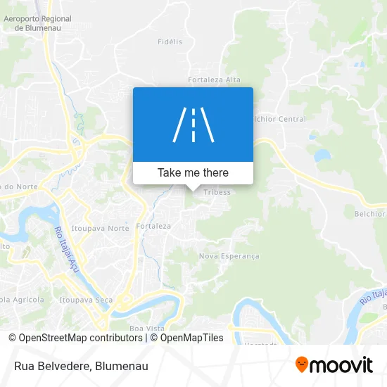 Rua Belvedere map