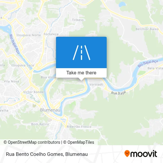 Rua Bento Coelho Gomes map