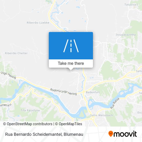 Rua Bernardo Scheidemantel map