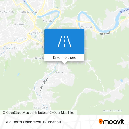 Rua Berta Odebrecht map