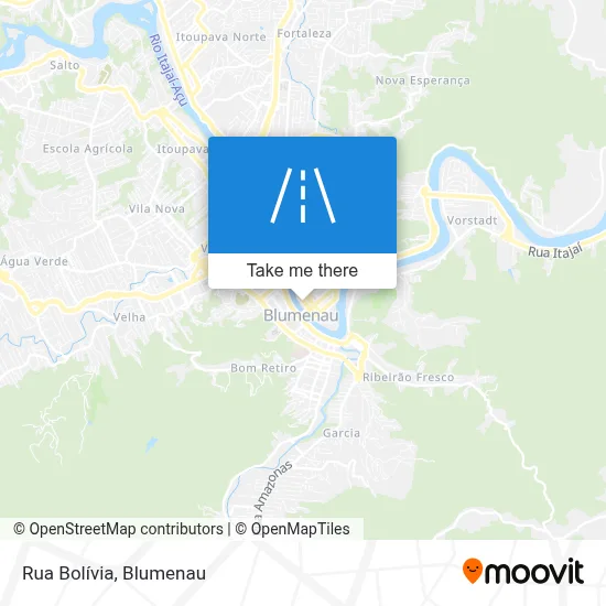 Rua Bolívia map