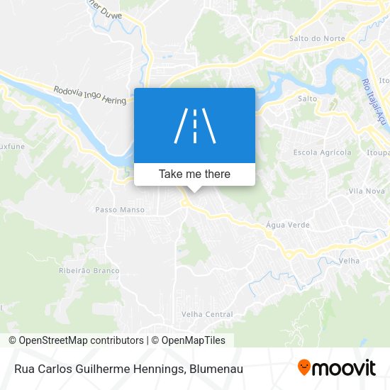 Rua Carlos Guilherme Hennings map