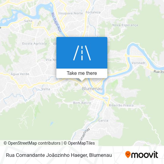 Rua Comandante Joãozinho Haeger map