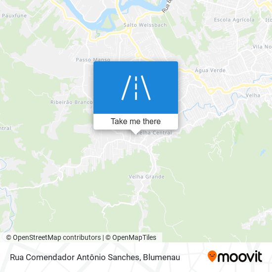 Mapa Rua Comendador Antônio Sanches