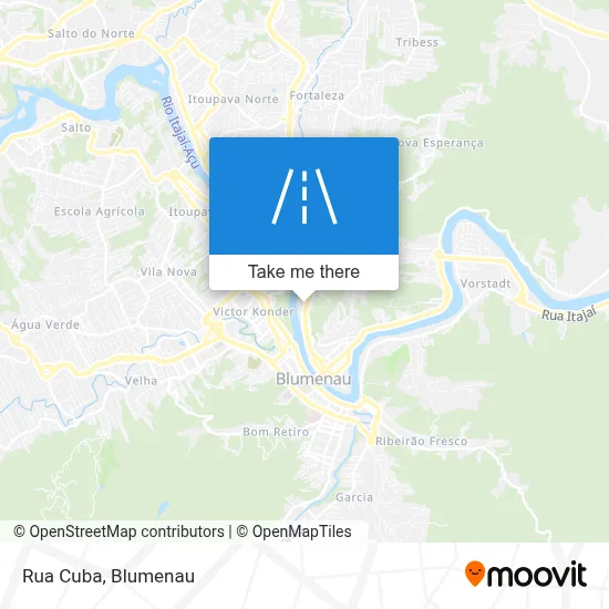 Rua Cuba map