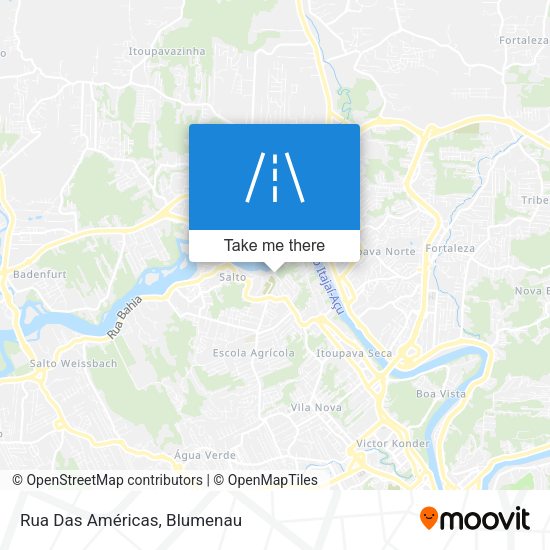 Rua Das Américas map