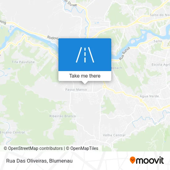 Rua Das Oliveiras map