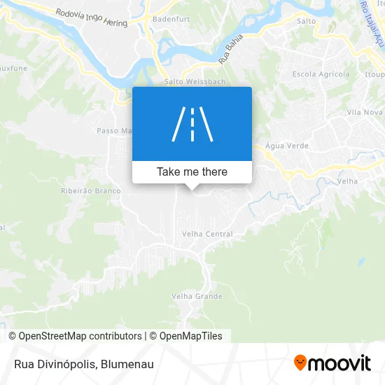 Rua Divinópolis map