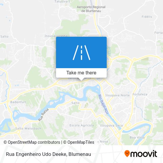 Rua Engenheiro Udo Deeke map