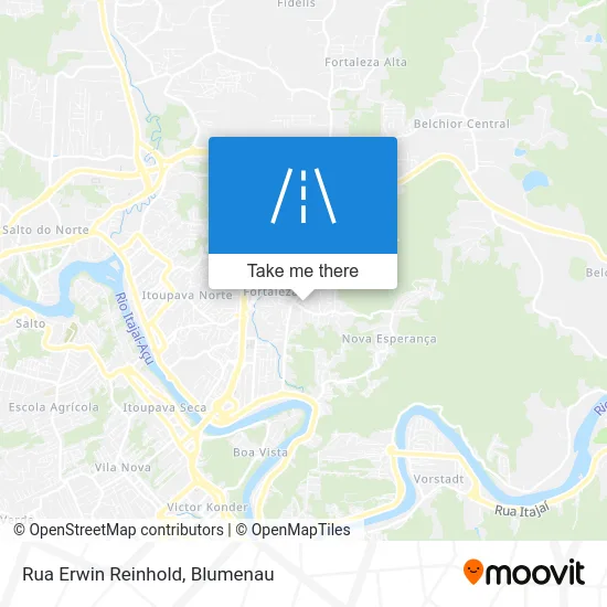 Rua Erwin Reinhold map