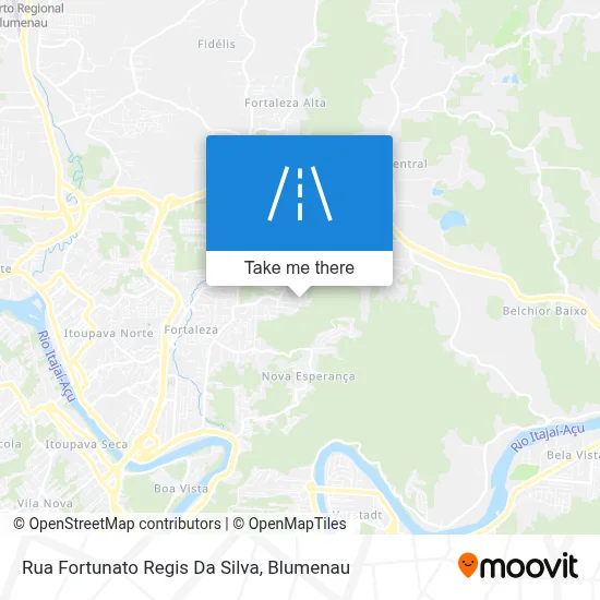 Rua Fortunato Regis Da Silva map