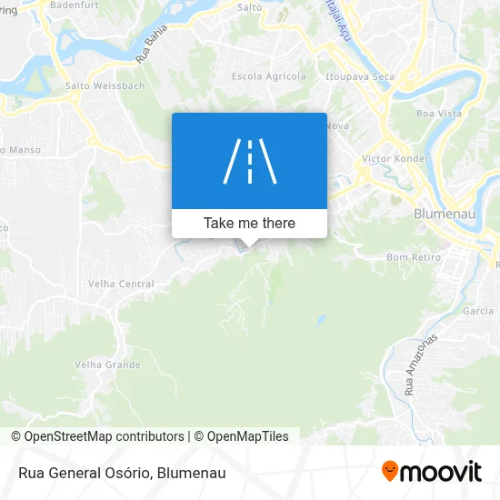 Rua General Osório map