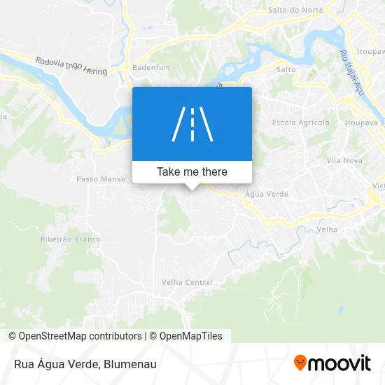Rua Água Verde map