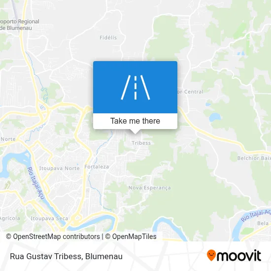 Rua Gustav Tribess map