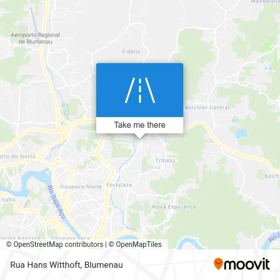 Rua Hans Witthoft map